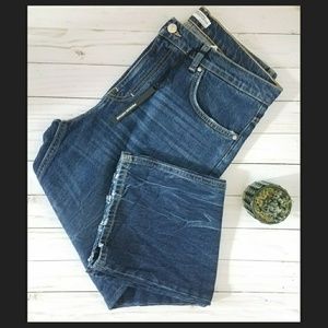 ZARA hi-rise boyfriend jeans